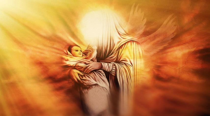 الملائكة تبشر مريم (س) بولادة المسيح (ع)