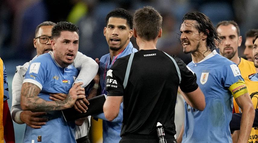 بينهم كافاني.. "الفيفا" يصدر عقوبات على لاعبي أوروغواي