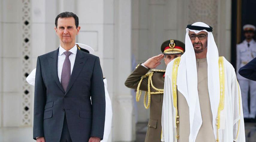 الرئيس السوري يصل الى الإمارات في زيارة رسمية